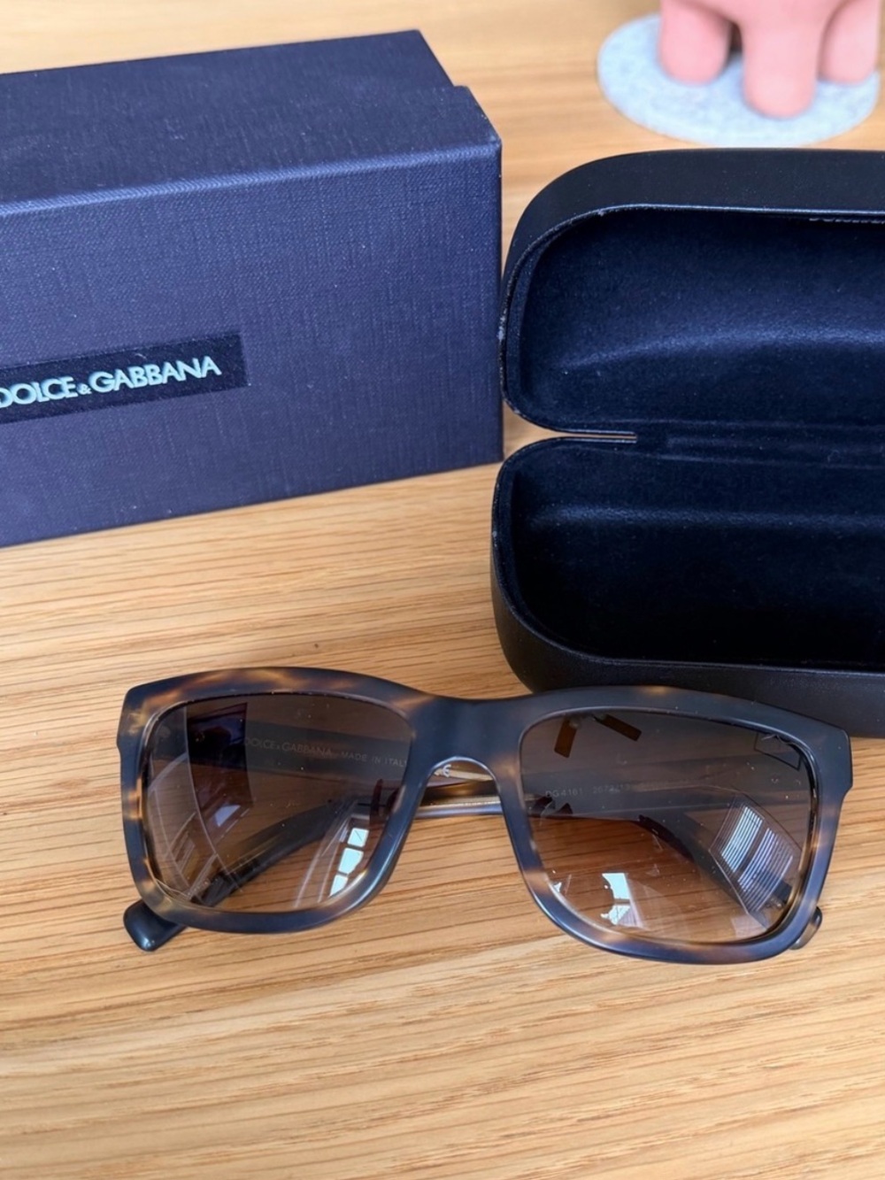 Dolce & Gabbana DG 4161 Havana Brown Sunglasses NWT